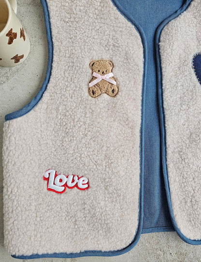 Teddy Weste Heart & Bear