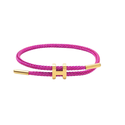 Stylisches Armband mit H-Verschluss – in vielen Farben erhältlich