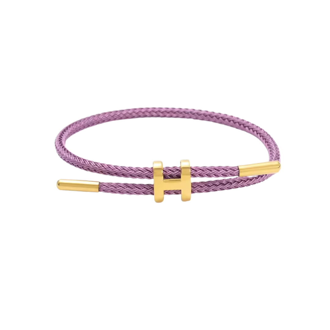 Stylisches Armband mit H-Verschluss – in vielen Farben erhältlich