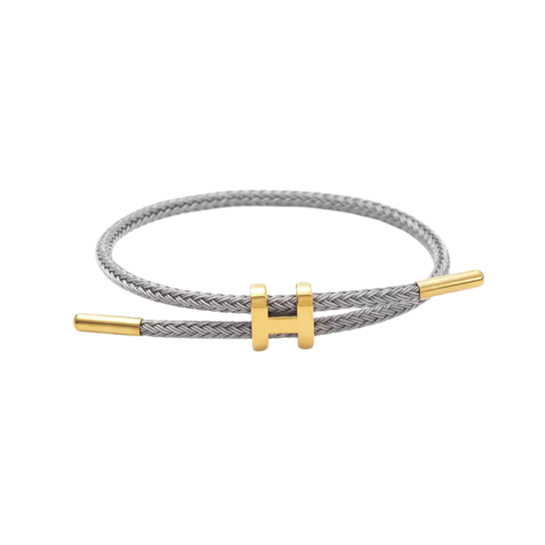 Stylisches Armband mit H-Verschluss – in vielen Farben erhältlich
