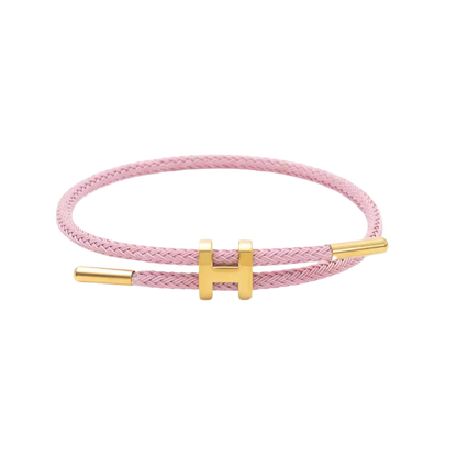Stylisches Armband mit H-Verschluss – in vielen Farben erhältlich