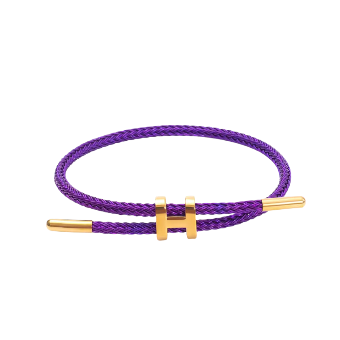 Stylisches Armband mit H-Verschluss – in vielen Farben erhältlich
