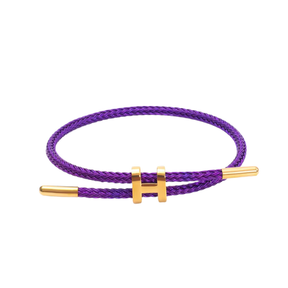 Stylisches Armband mit H-Verschluss – in vielen Farben erhältlich