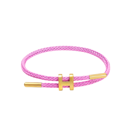 Stylisches Armband mit H-Verschluss – in vielen Farben erhältlich