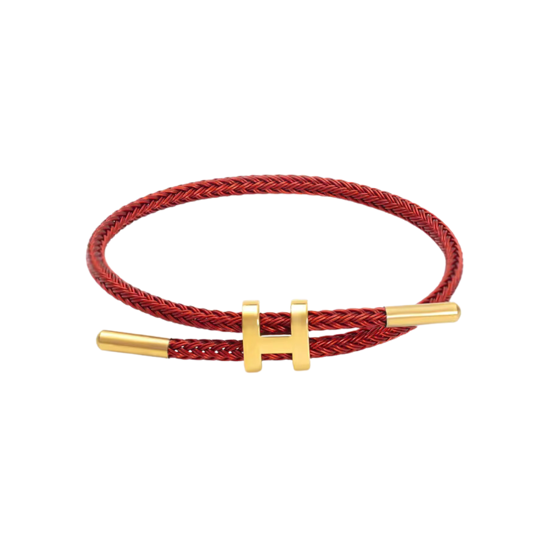 Stylisches Armband mit H-Verschluss – in vielen Farben erhältlich