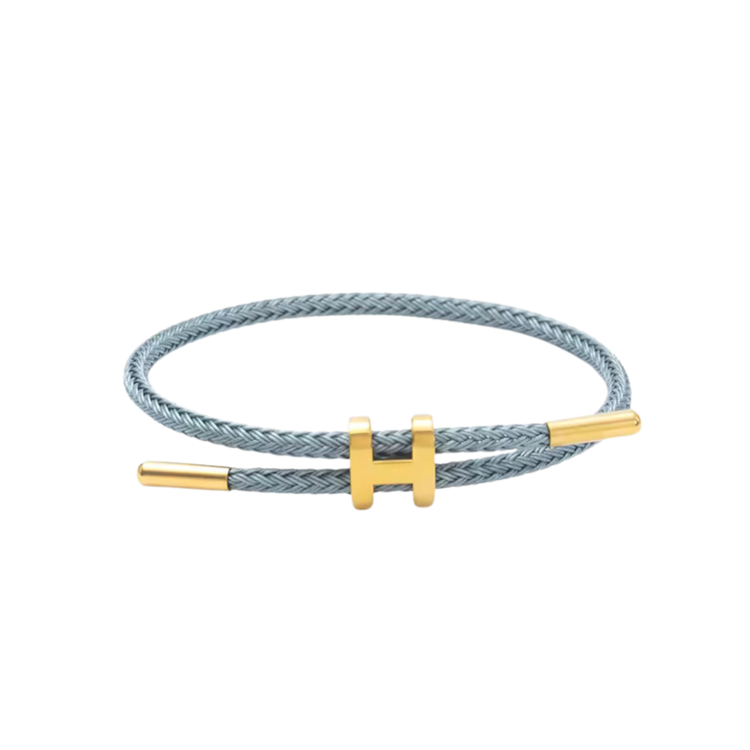 Stylisches Armband mit H-Verschluss – in vielen Farben erhältlich