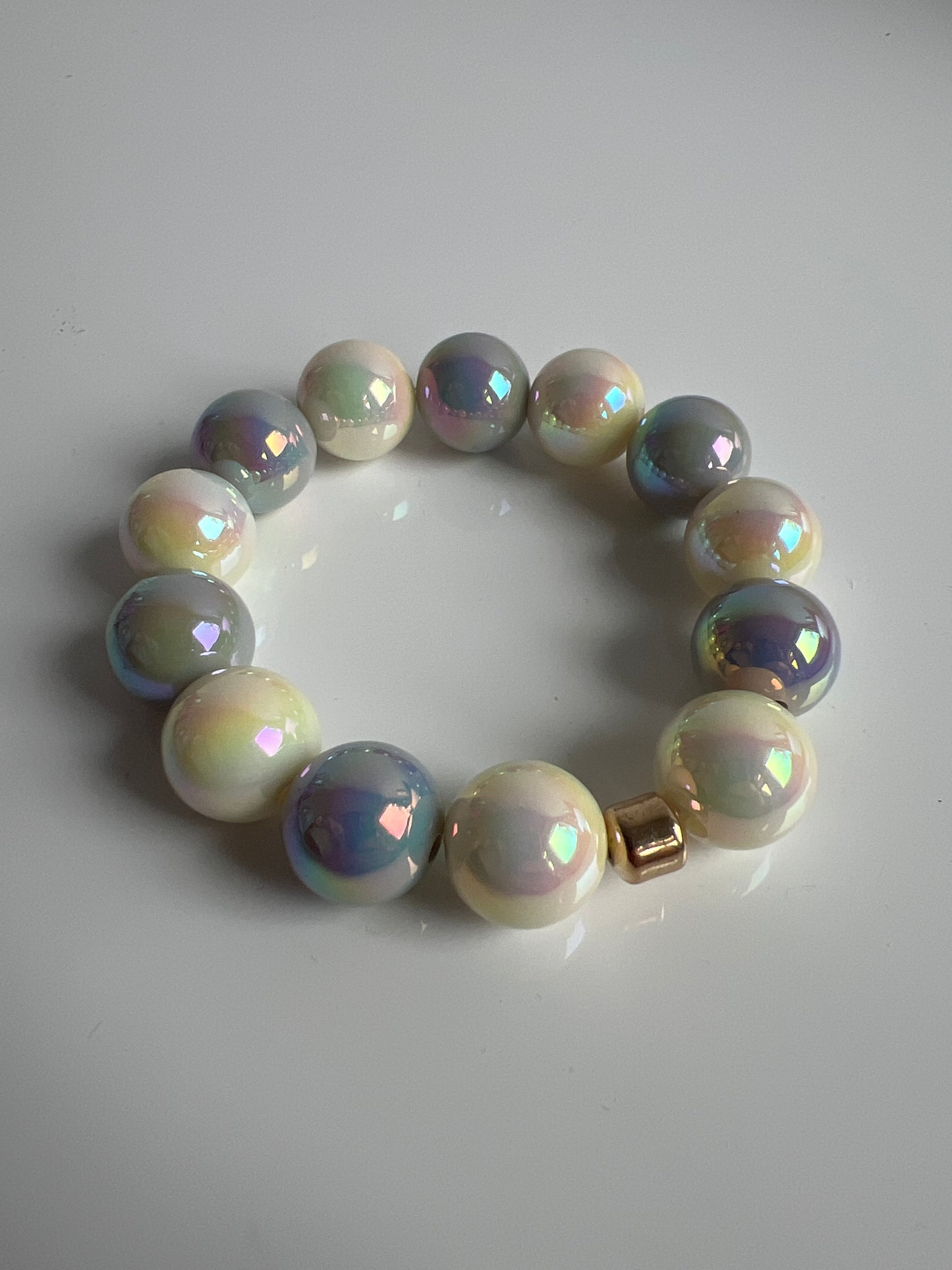 Armband MYSTIC MAGIC PEARLS creme perlmutt