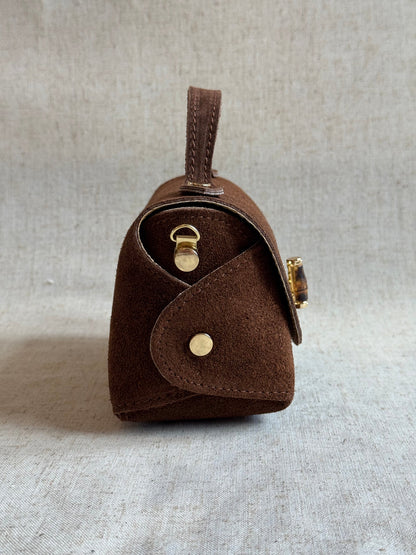 Kleine Handtasche Bamboo aus Wildleder