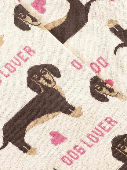 Zwillingsherz Dreieckstuch DOG LOVER Dackel