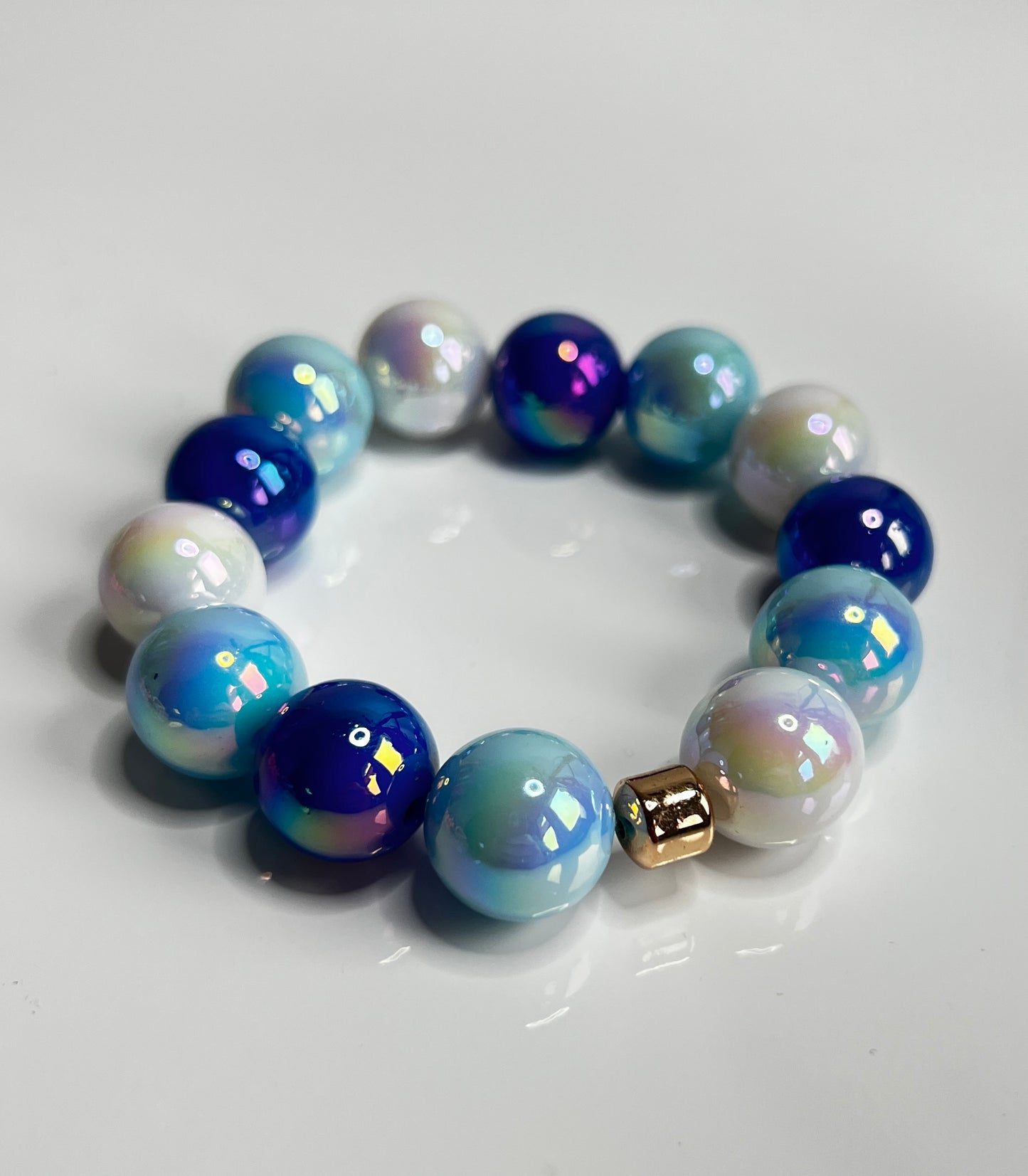 Armband MYSTIC MAGIC PEARLS blau mix