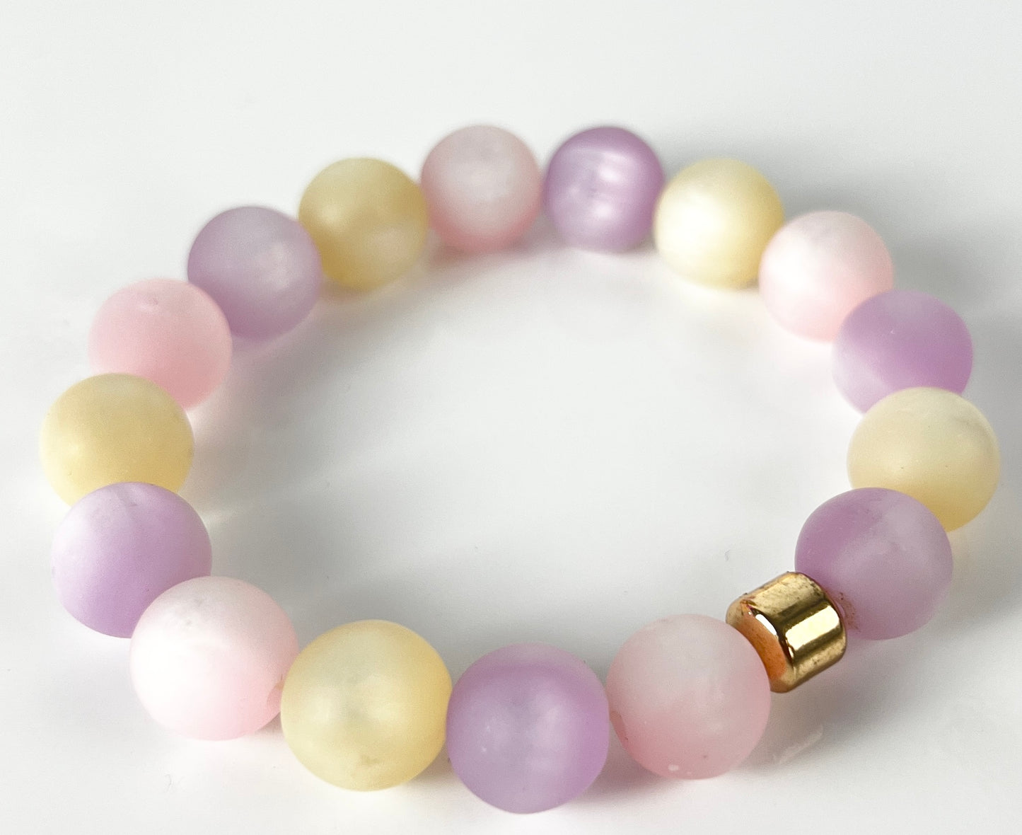 Armband MATT PEARLS pastell mix