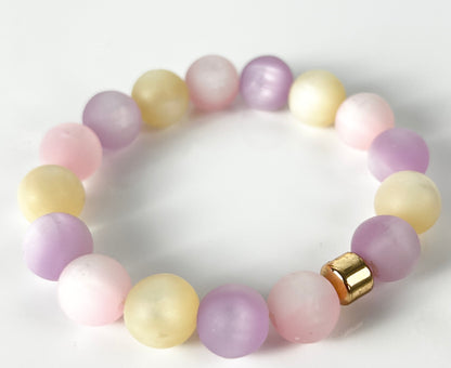 Armband MATT PEARLS pastell mix