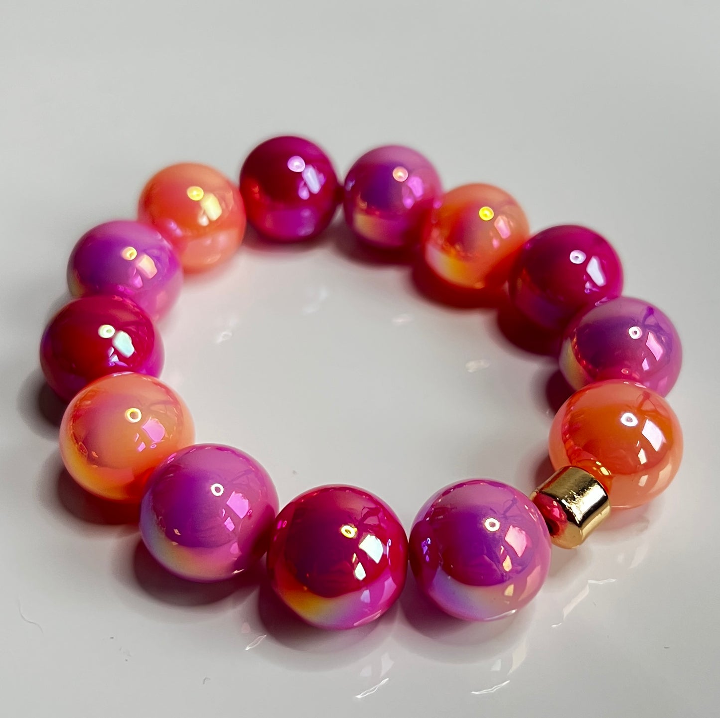 Armband MYSTIC MAGIC PEARLS pink apricot