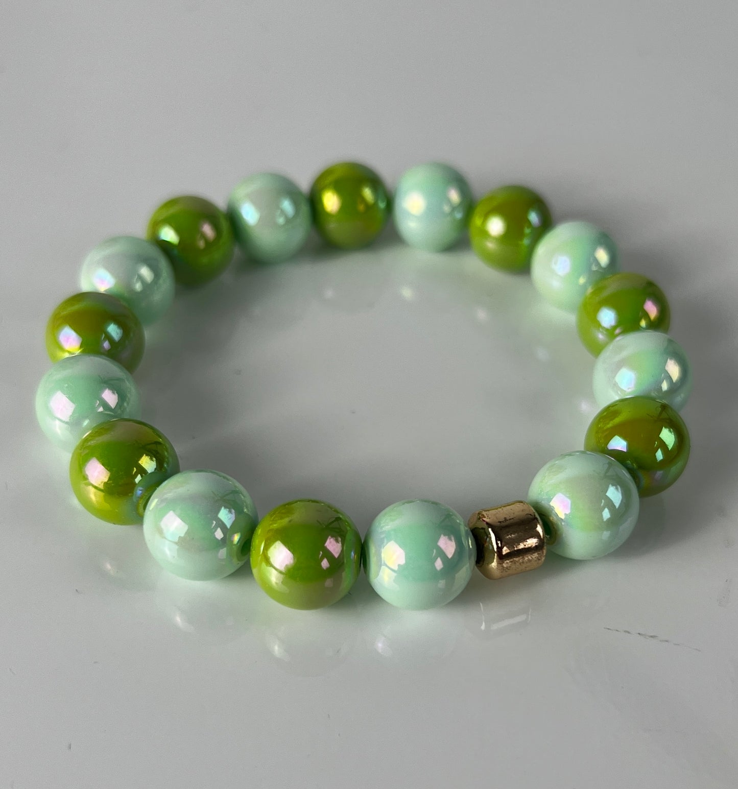 Armband MYSTIC MAGIC PEARLS grün small