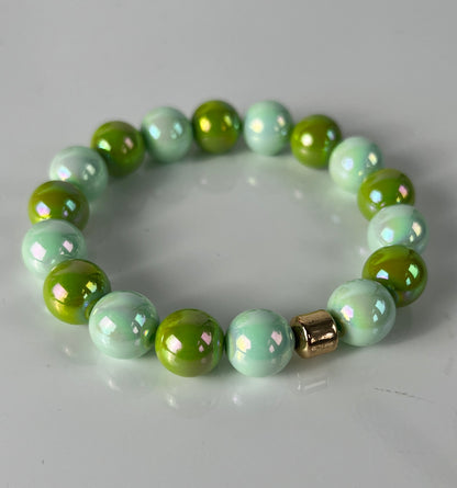 Armband MYSTIC MAGIC PEARLS grün small