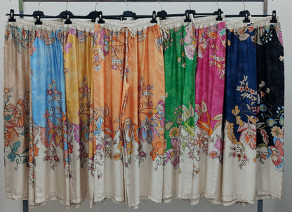 Luftige Viskose Hose - Flower