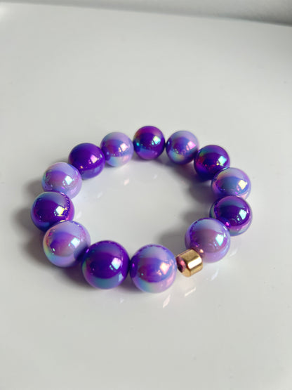 Armband MYSTIC MAGIC PEARLS lila mix