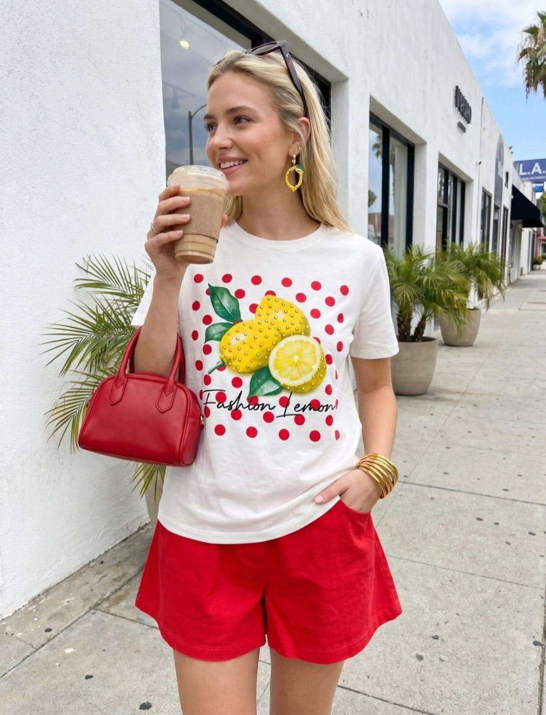 T-Shirt Weiß Lemon Summer