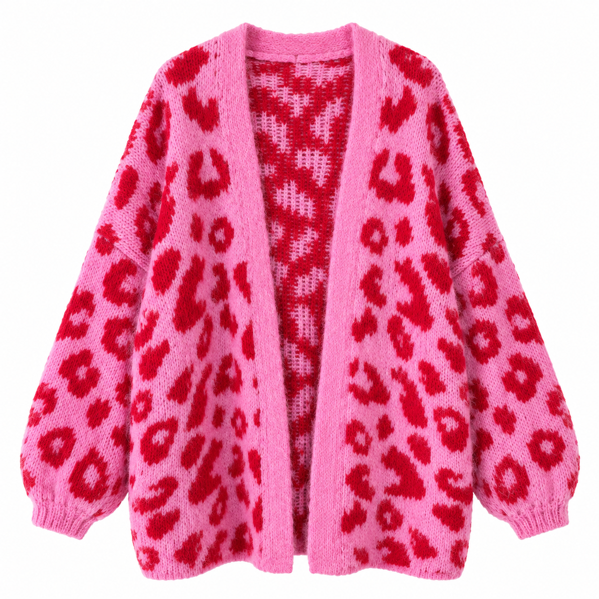 Leo Cardigan Rot Pink