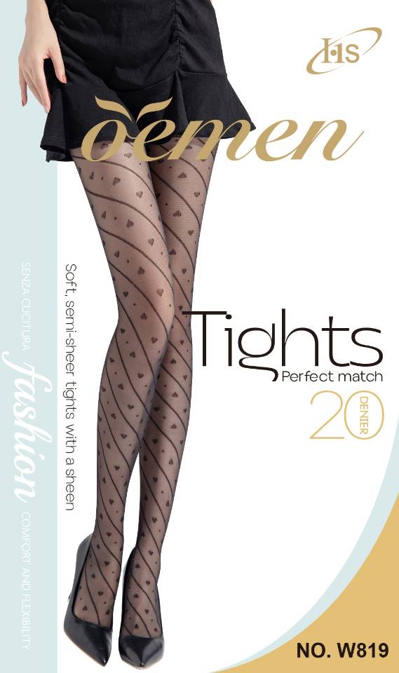 Feinstrumpfhose Herzen