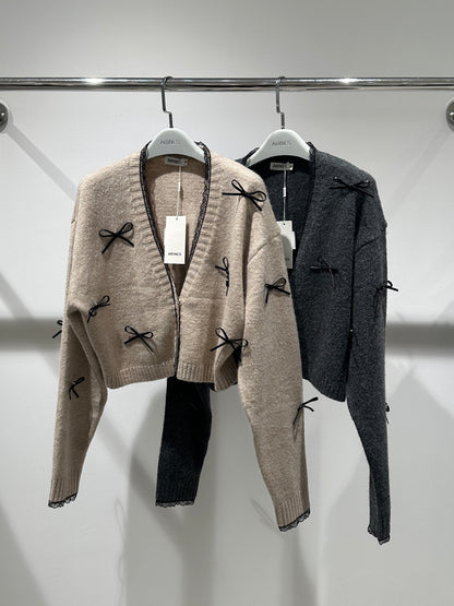 Cardigan Hanna mit Schleifen