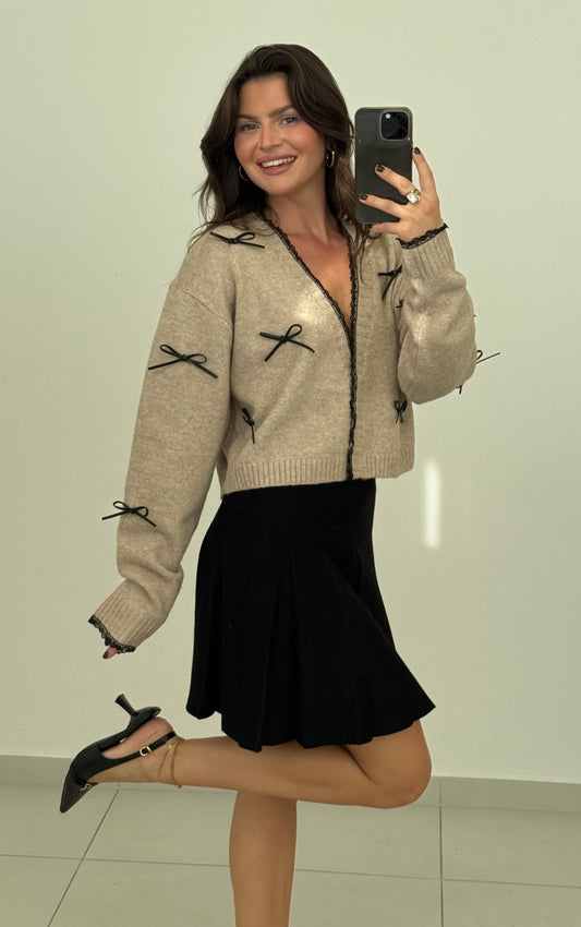 Cardigan Hanna mit Schleifen