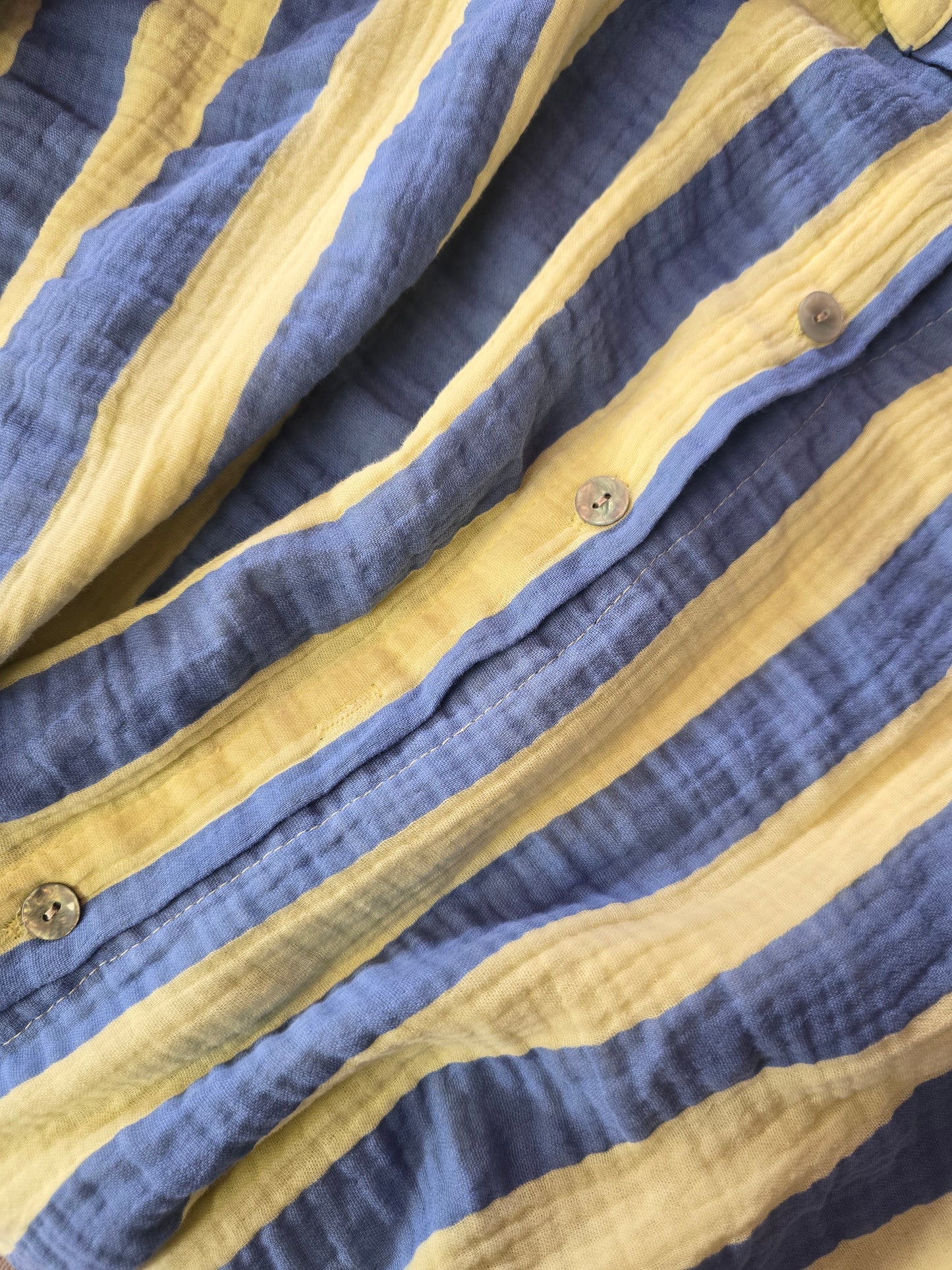 Musselinbluse Amalfi gestreift