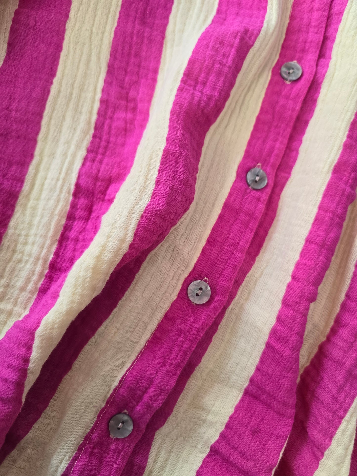 Musselinbluse Amalfi gestreift