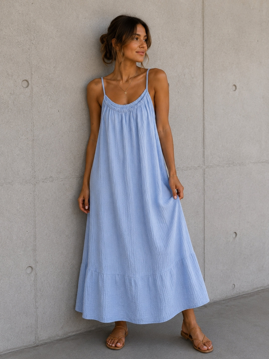 Kleid Musselin BEACHDAY - versch. Farben
