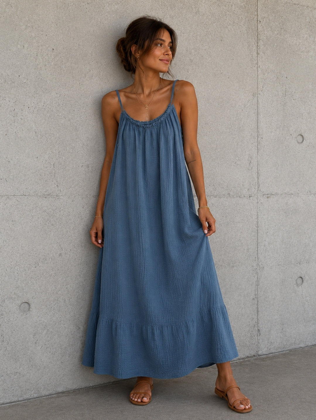 Kleid Musselin BEACHDAY - versch. Farben