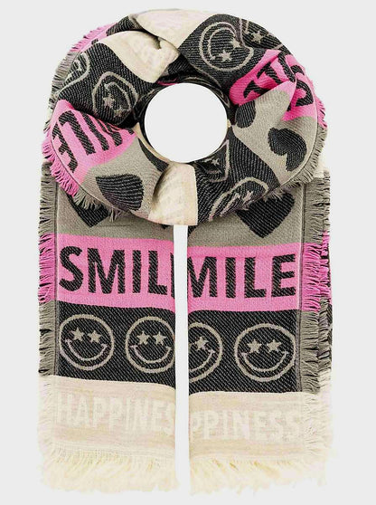 Zwillingsherz Schal "happiness "