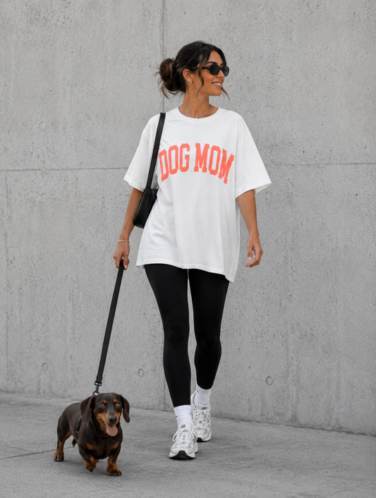 T-Shirt DOG MOM neoncoralle