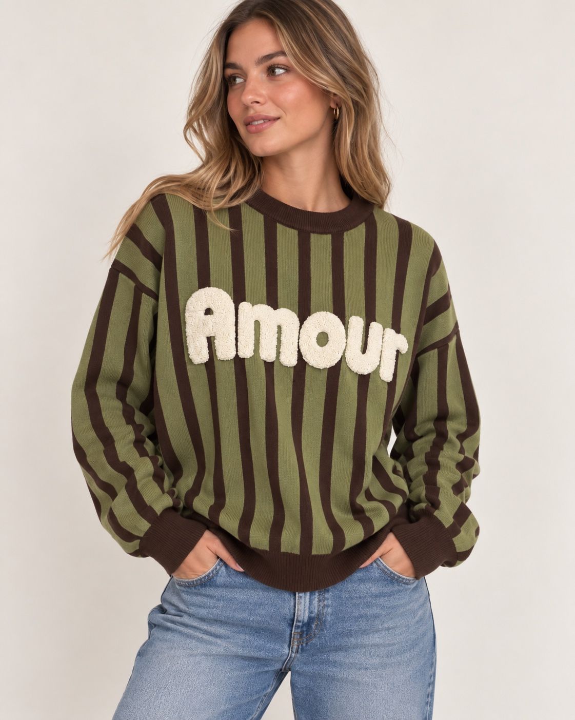 Sweater Gestreift AMOUR