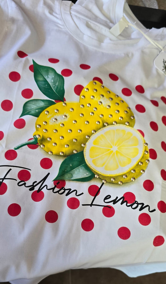 T-Shirt Weiß Lemon Summer