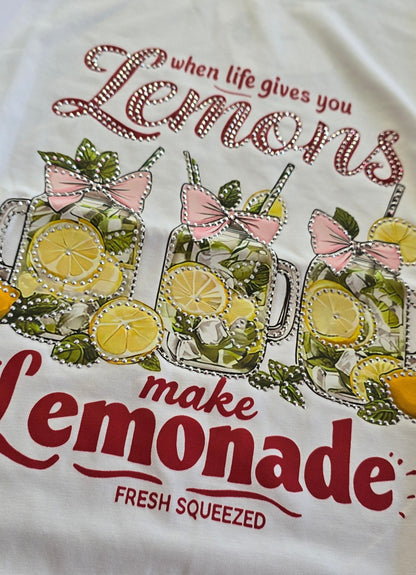 Lemonade T-Shirt mit Zitronen-Print