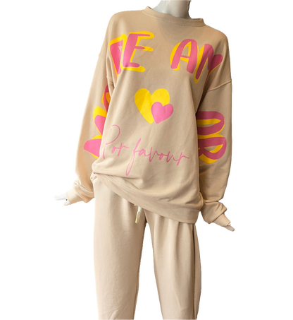 Sweater Oversize MORE AMORE POR FAVOR