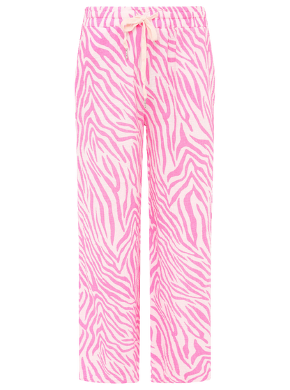 ZWILLINGSHERZ Musselin Hose Zebra