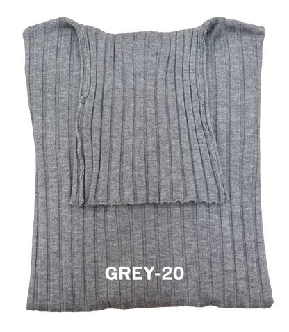 Basic Rollkragen Pullover gerippt MX-2022