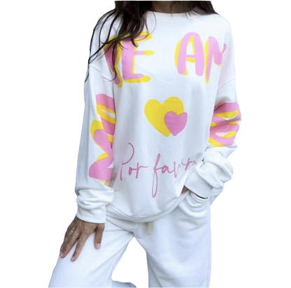 Sweater Oversize MORE AMORE POR FAVOR