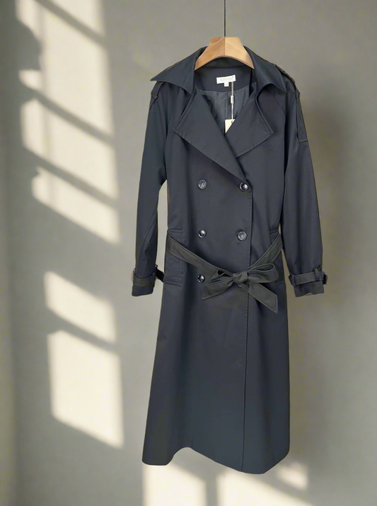 Langer Trenchcoat Beige