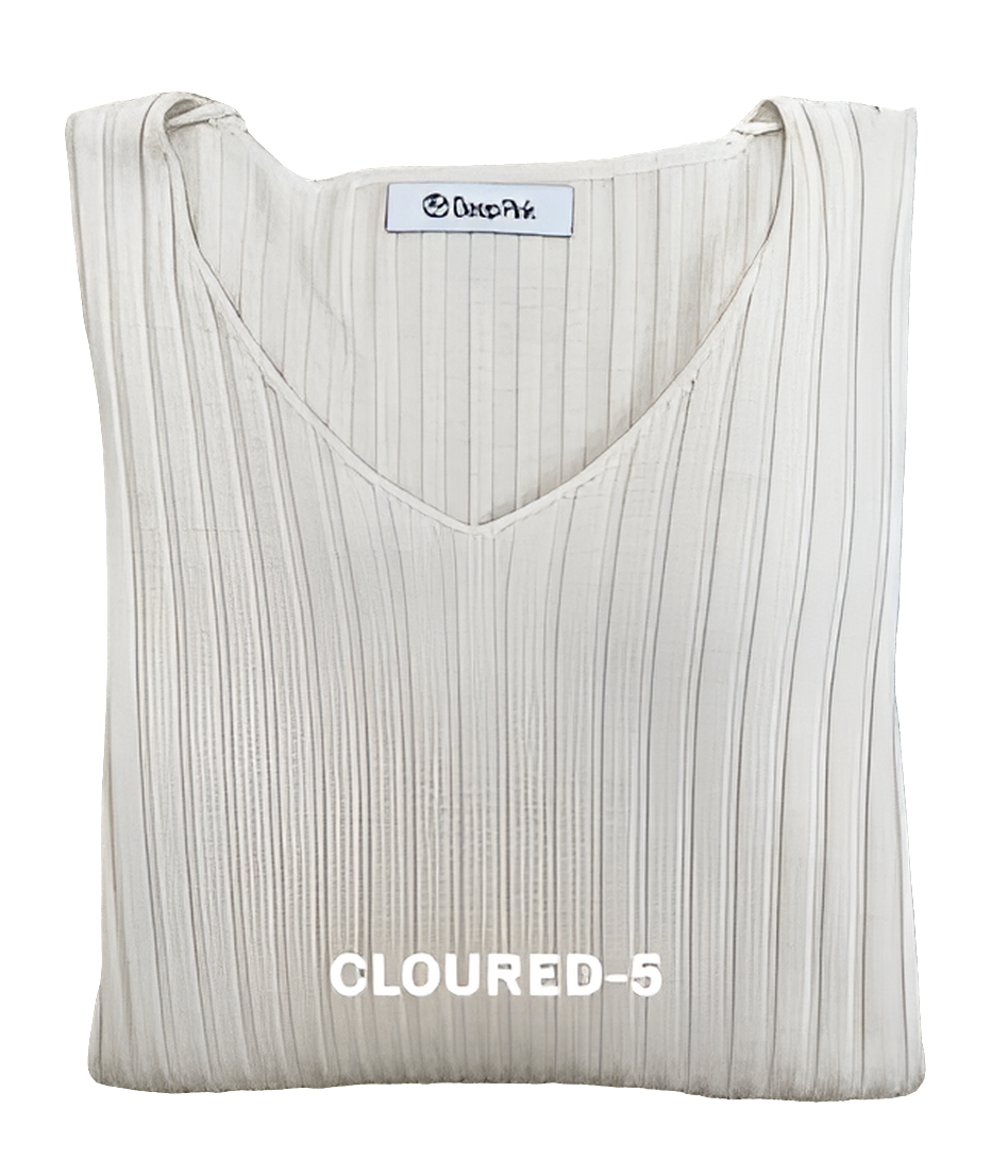 Basic Pullover V-Ausschnitt gerippt BELLA