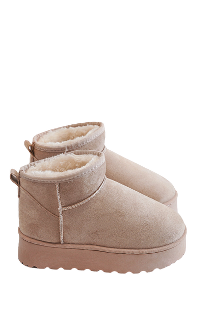 Winterboots Flauschi Beige