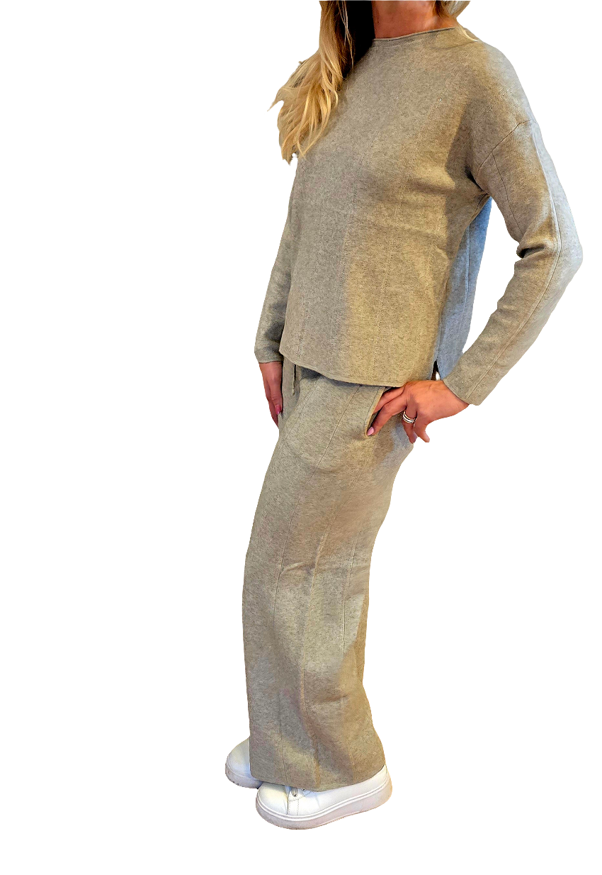 Cozy Strick 2-Teiler mit Streifen