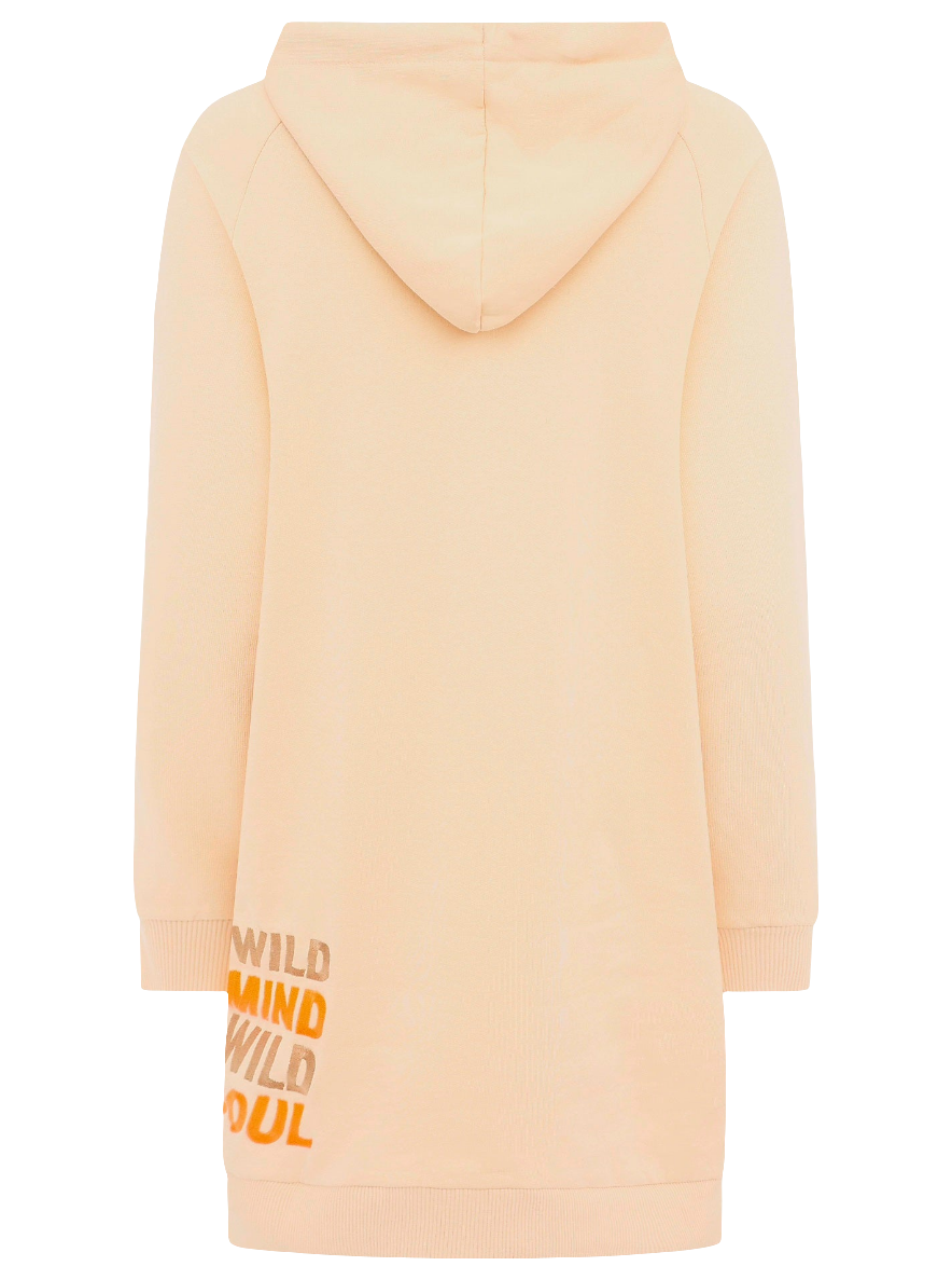 Zwillingsherz Hoodiekleid "Wild Mind Wild"