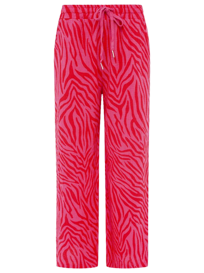 ZWILLINGSHERZ Musselin Hose Zebra