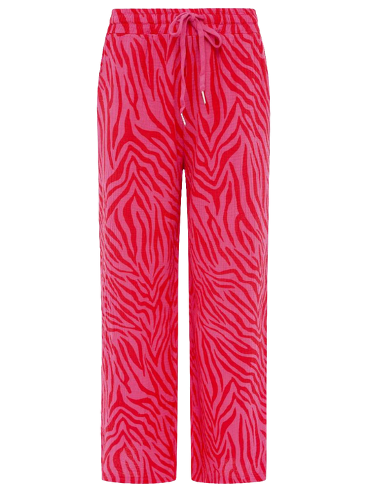 ZWILLINGSHERZ Musselin Hose Zebra