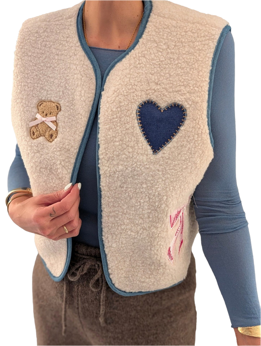 Teddy Weste Heart & Bear