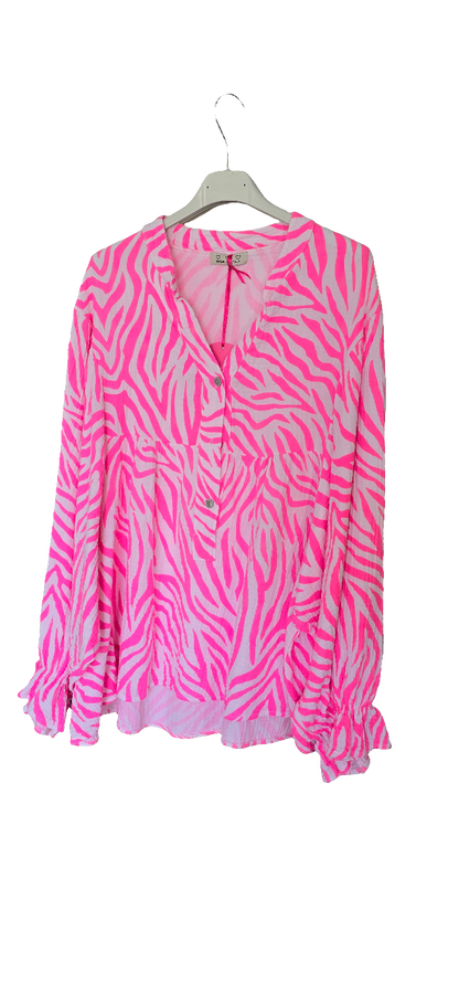 Musselin Bluse Zebra