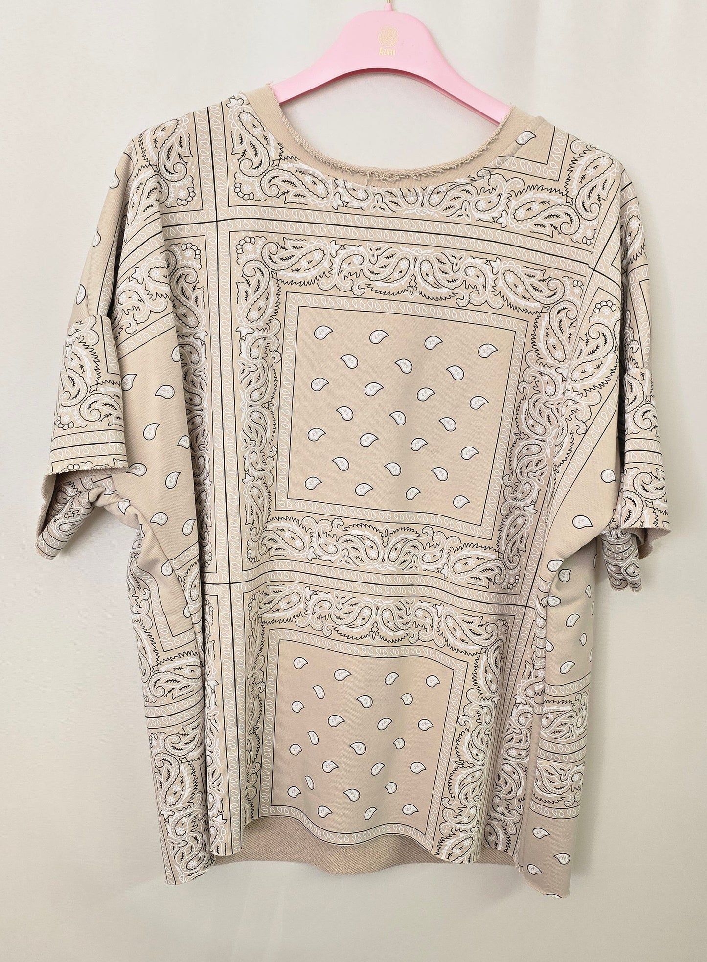 Damen Oberteil Bandana Print