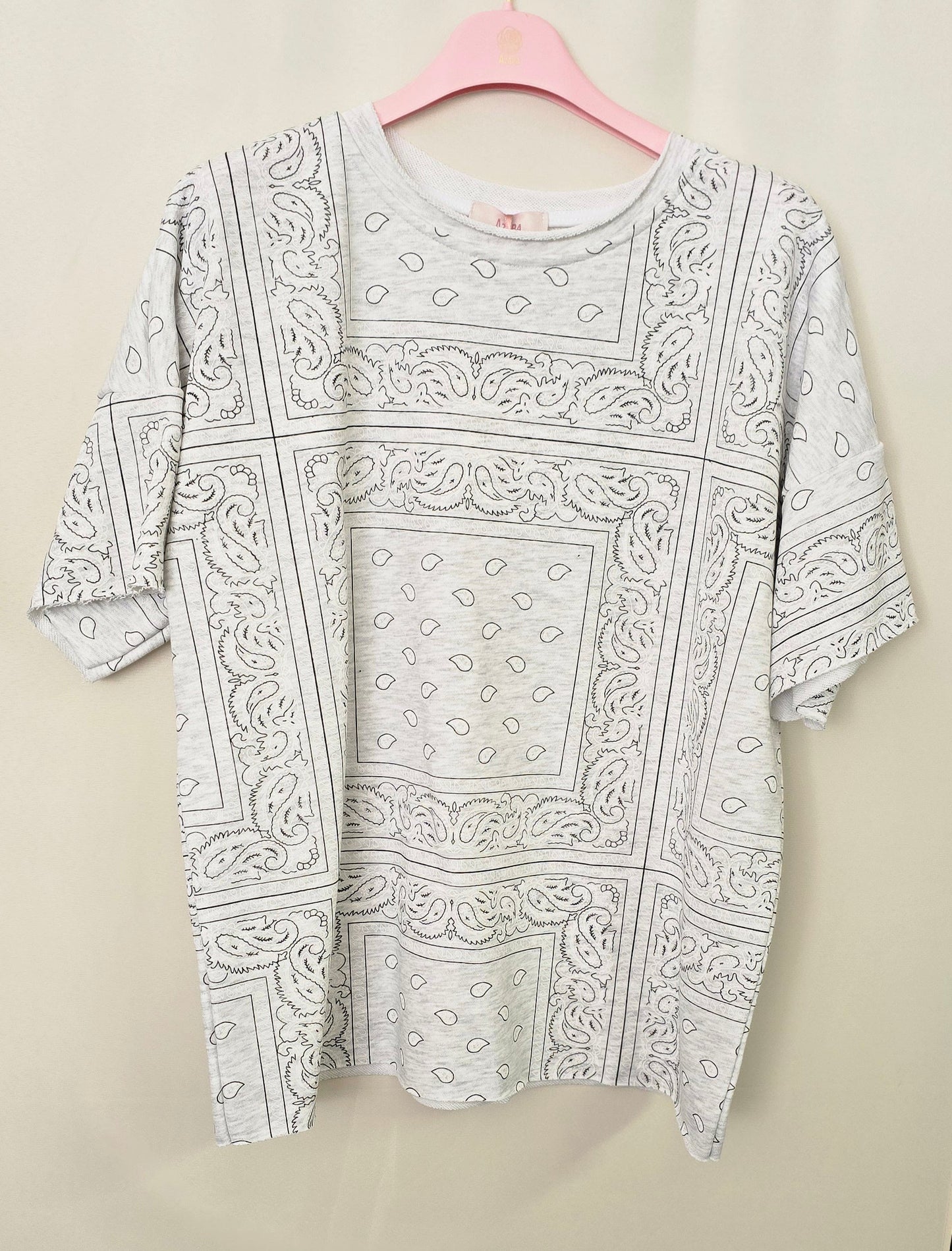 Damen Oberteil Bandana Print